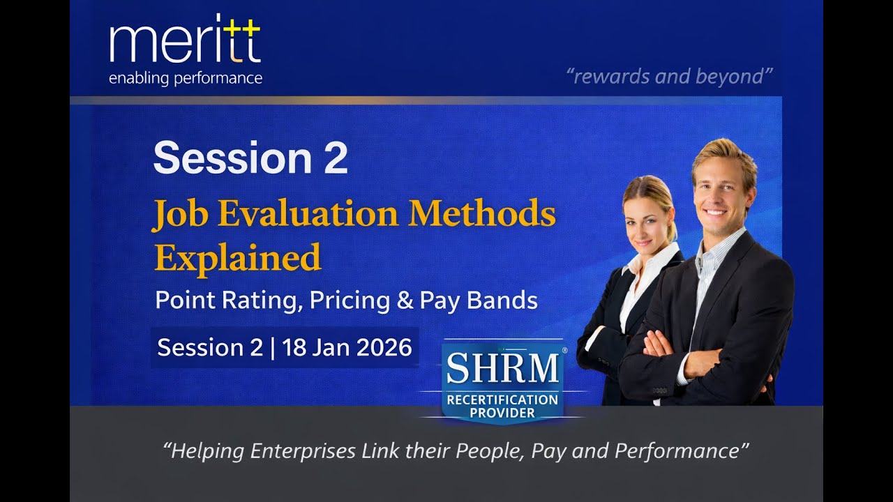 Job Evaluation Methods Explained | Point Rating, Pricing & Pay Bands | Session 2 on 18 Jan 2026