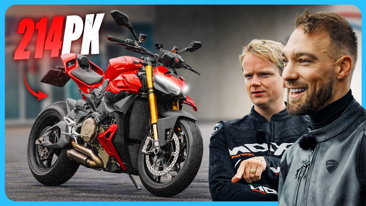De 200+ pk Ducati Streetfighter V4S van Kjeld Nuis! | De Motor Van
