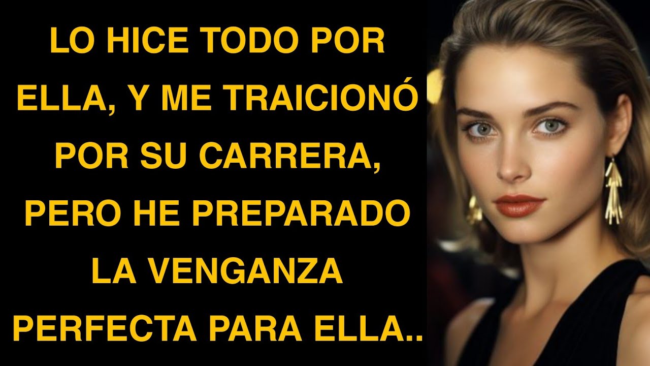 LO HICE TODO POR ELLA, Y ME TRAICIONÓ POR SU CARRERA, PERO