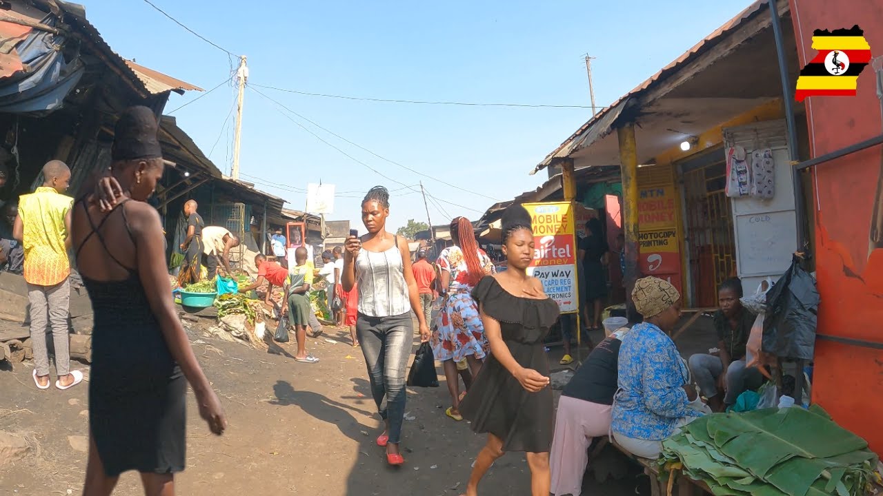 Vision of the Lower Class, The largest urban village in Kampala Uganda. extended Katwe 4k Walk