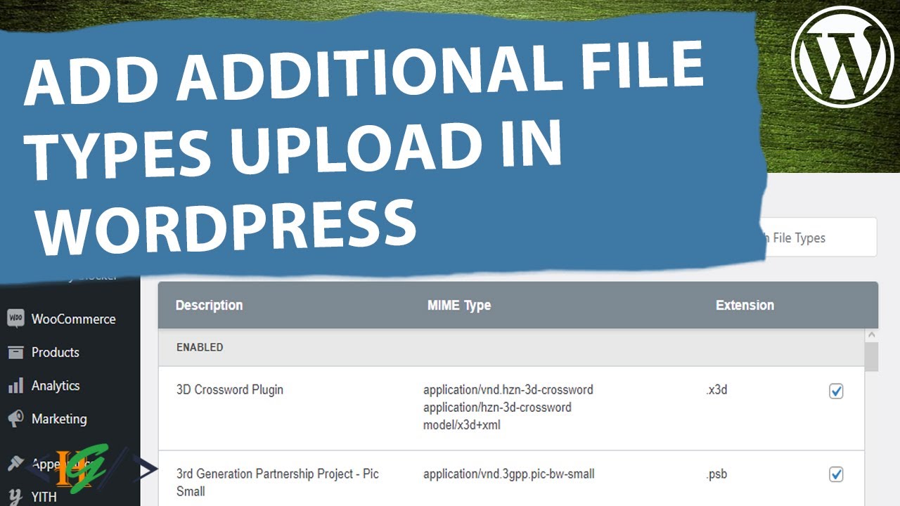 How To Add Additional File Types To Be Uploaded In WordPress | File Upload Types