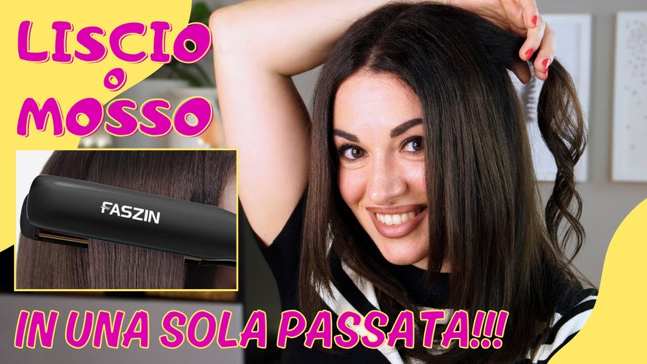 LISCI o MOSSI in UNA SOLA PASSATA!!! PIASTRA in TITANIO FASZIN - RECENSIONE 😍😍😍
