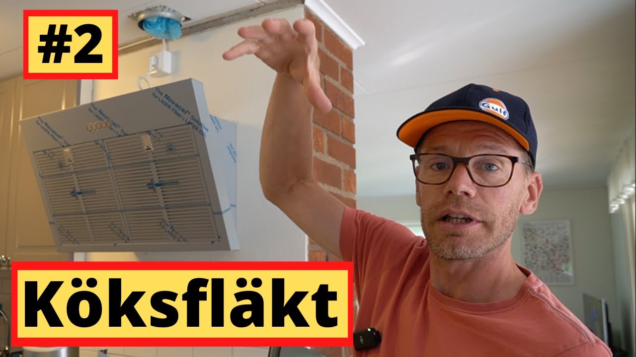 Monterar köksfläkt del 2