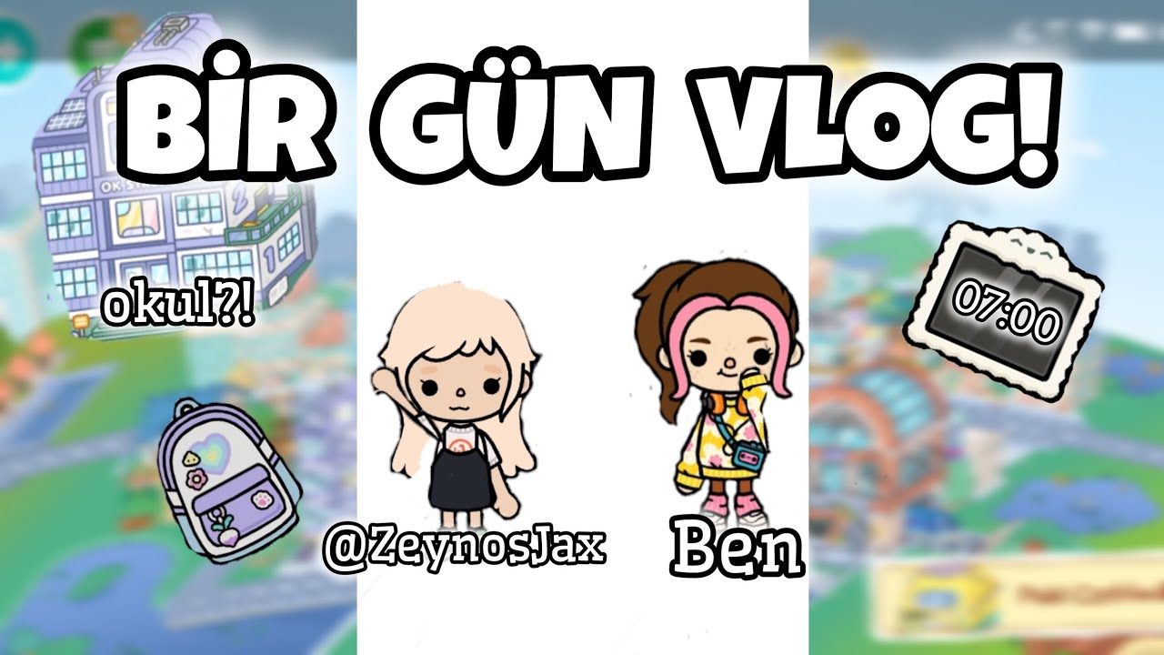 @ZEYNOSJAX İLE BİR GÜN VLOG! #keşfet #tocaboca #ZeynosJax #ytdayibenionecikarnolur 