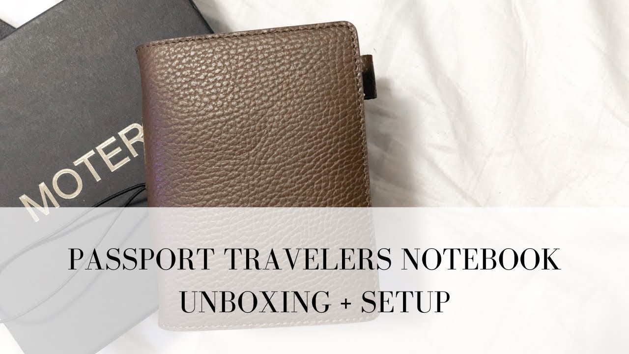 Passport Travelers Notebook Setup | Moterm TN Dupe for Travelers Company? | Genuine Leather TN
