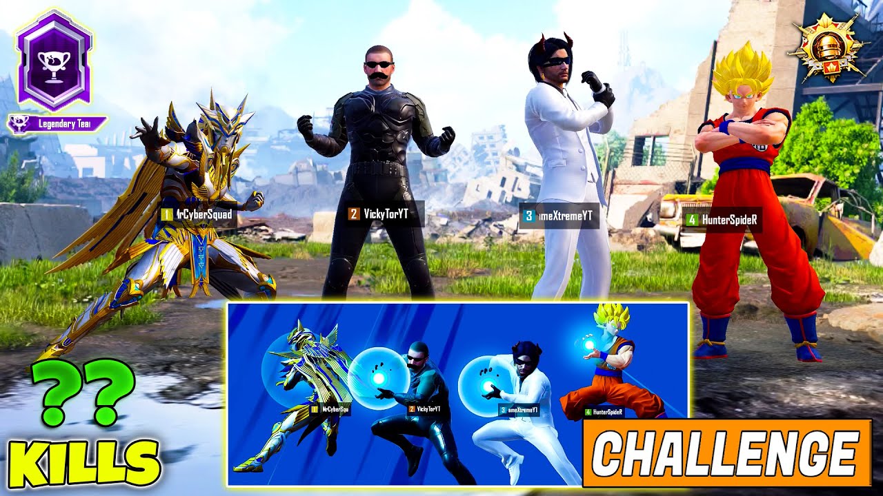 😱 OMG !! 7 DRAGON BALL TRIAL CHALLENGE TO ALL YOUTUBERS & PRO PLAYERS IN BGMI  