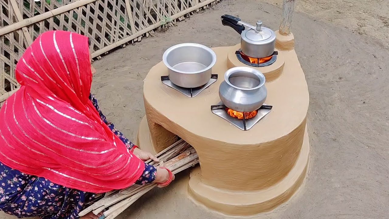 🔥 Как построить несколько глиняных чулх | Экологичная печь Primitive Tech #mittikachulha #viral