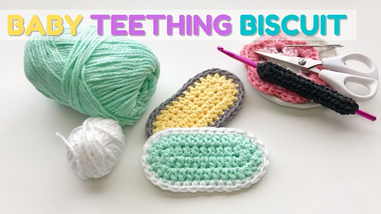 Crochet Baby Teething Biscuit | Step by Step Tutorial