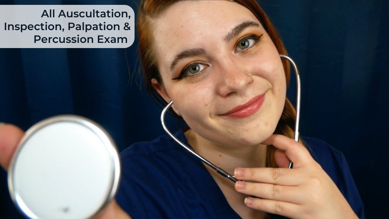 🩺 All Inspection, Auscultation, Palpation, & Percussion Examination 🌟 | ASMR Soft Spoken Medical RP
