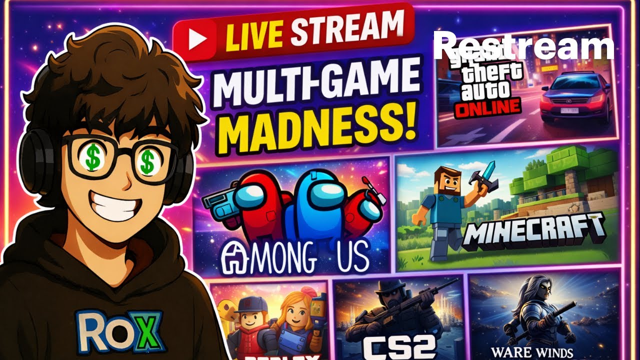 💥 Random Games Challenge – Live Stream!