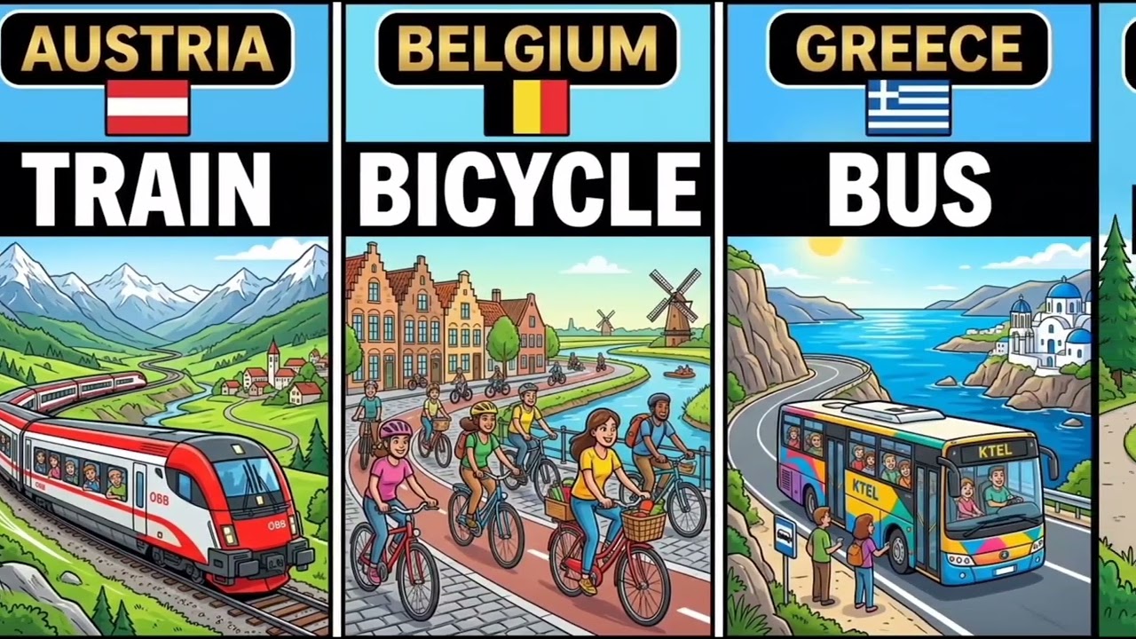 Kids' Journey To School In Different Countries...... 