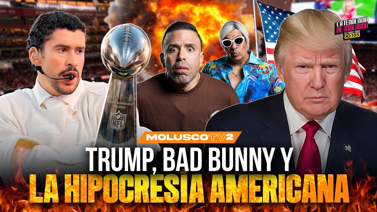 Molusco descarga a Donald Trump...Bad Bunny y La Hipocresia Americana/ La Tendencia Molusco KQ105