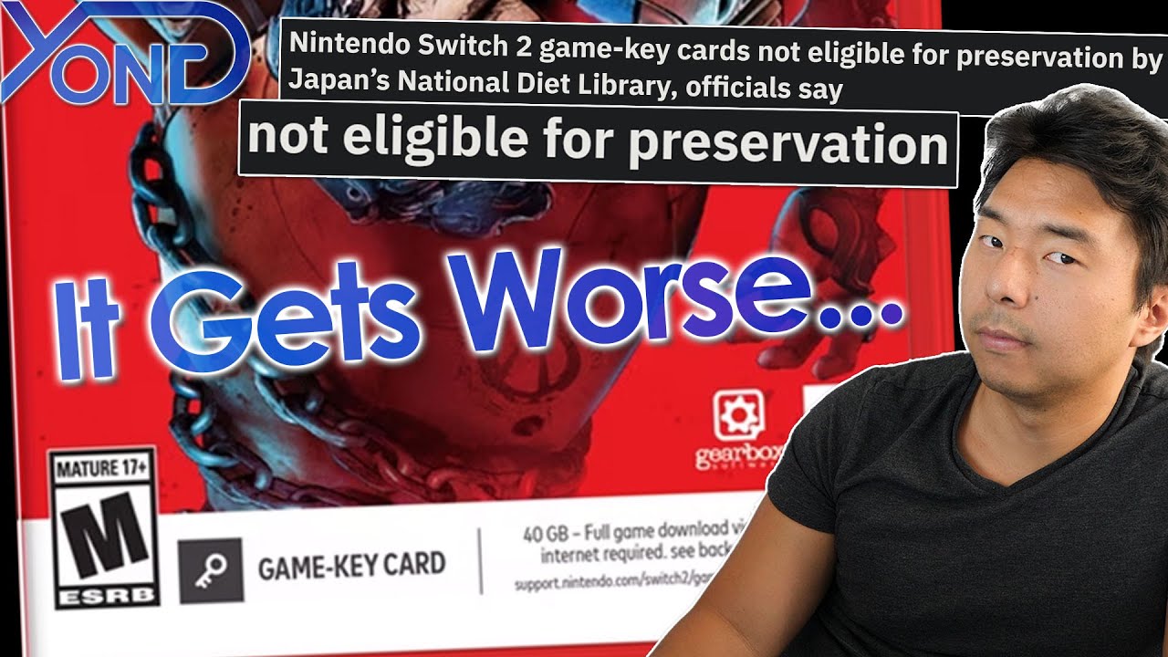 Nintendo's Switch 2 Game Key Cards Circumvent Japan's Preservation Laws...