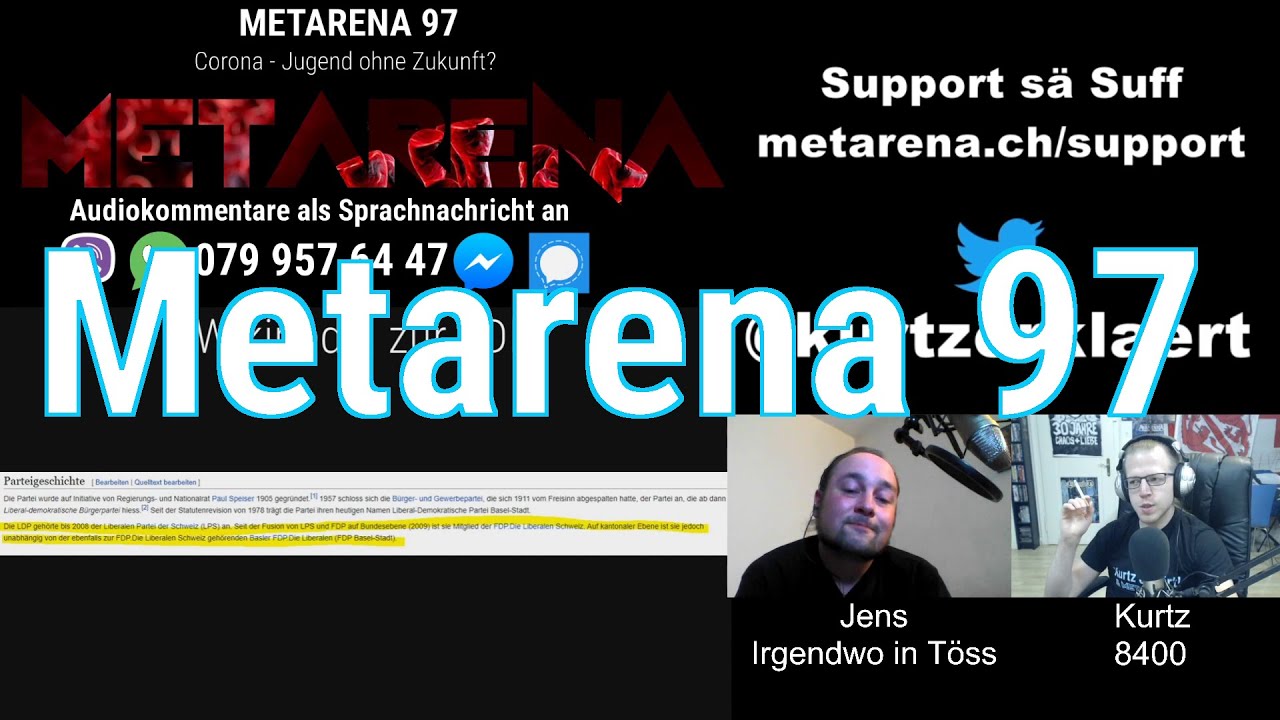 Metarena 97 - 15.05.2020 - Corona - Jugend ohne Zukunft?