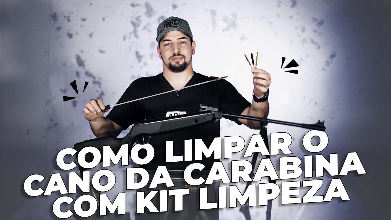 COMO LIMPAR O CANO DA CARABINA COM KIT LIMPEZA | AR15 SPORT