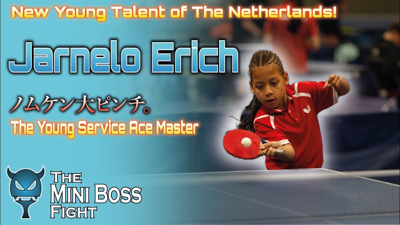 The Mini Boss Fight - New Generation Young Talent - Jarnelo Erich サーブ上手い！