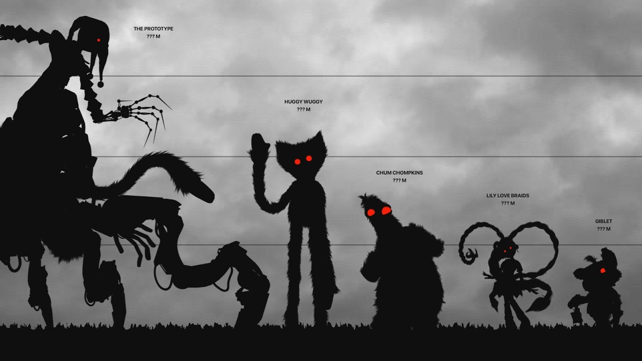 THE PROTOTYPE vs All Characters | Size Comparison (Poppy Playtime Chapter 5)