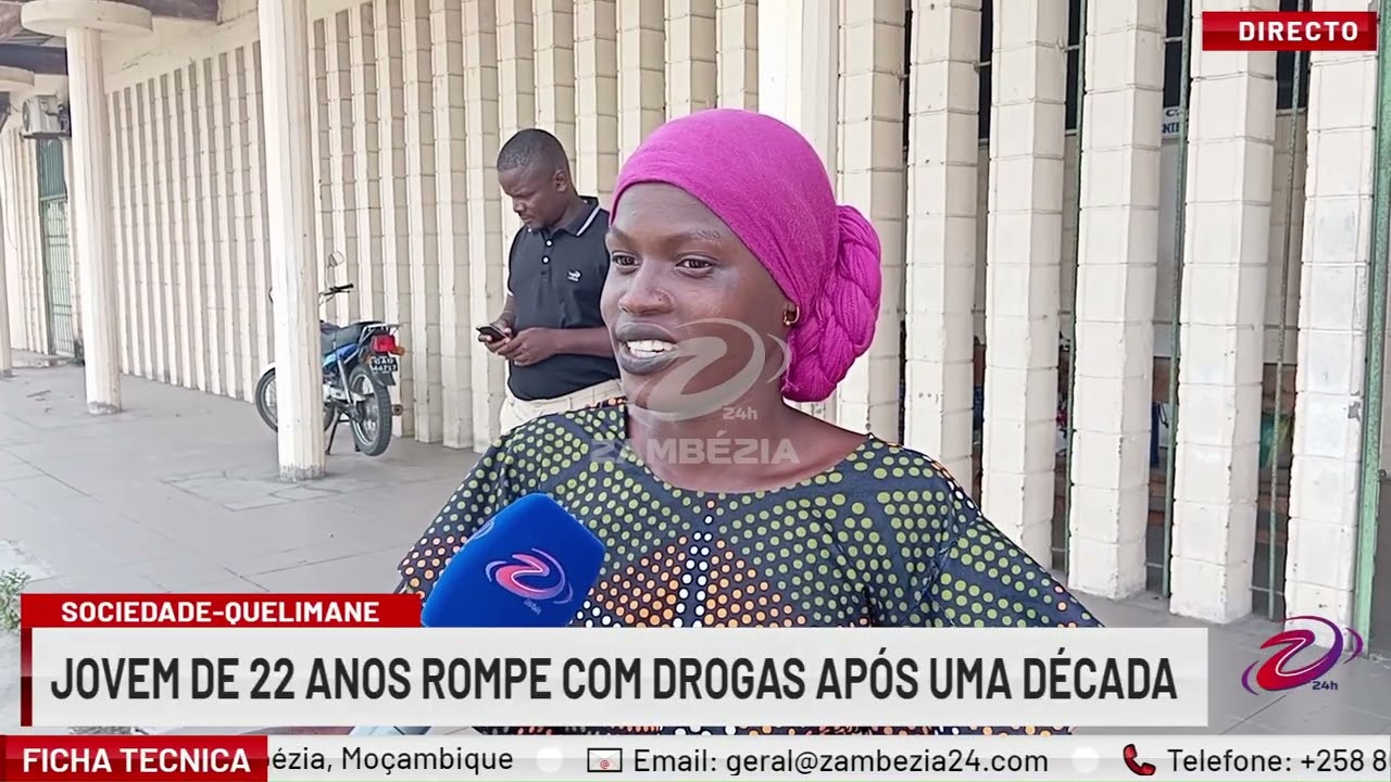 JOVEM DE 22 ANOS ABANDONA DROGAS APÓS DEZ ANOS DE CONSUMO| TV Zambézia 24h