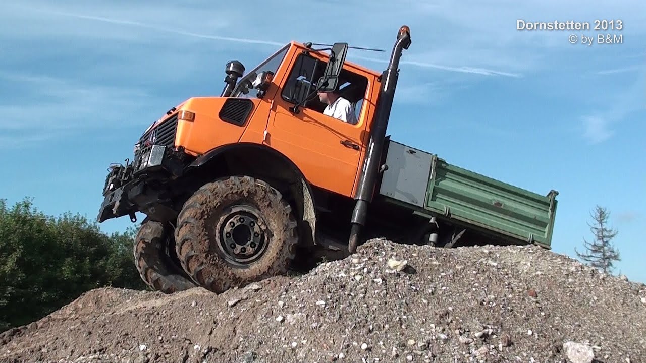 GREAT UNNIMOG ACTION at Dornstetten - Unimog Meeting - Unimogclub Gaggenau - Offroad Trial