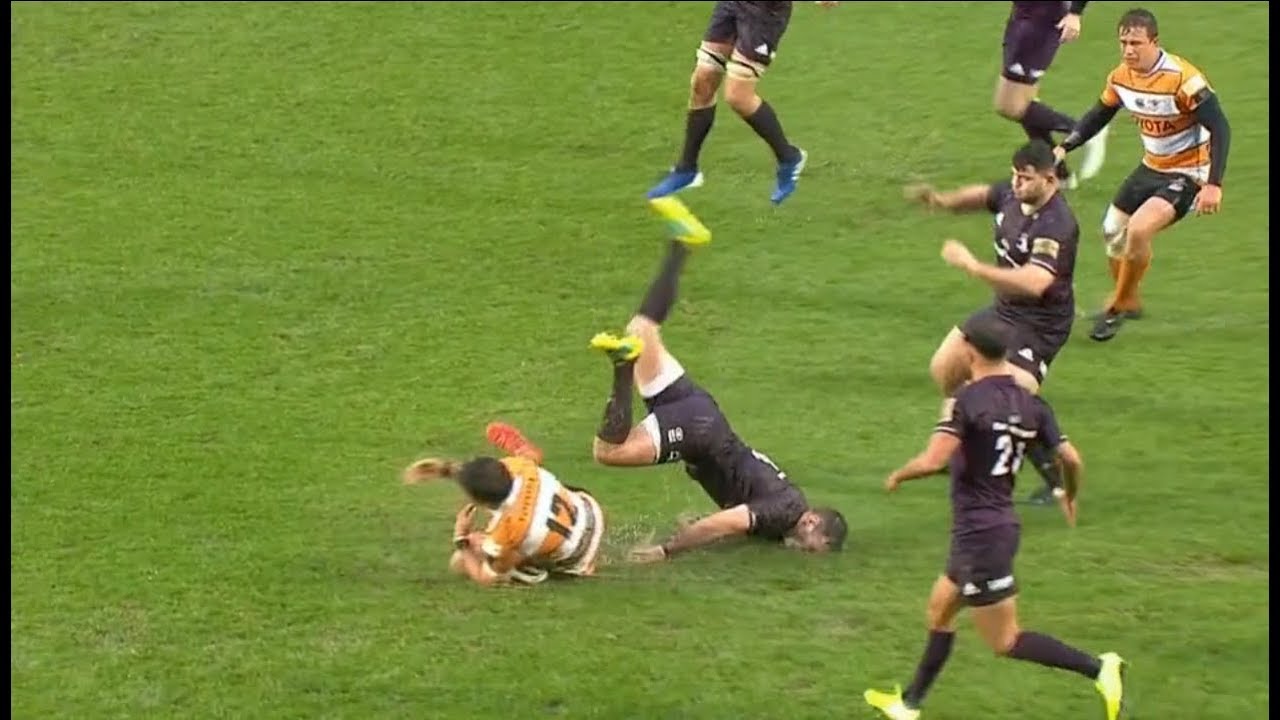 Janse van Rensburg binned for sliding out McFadden. [Leinster vs Cheetahs '20]