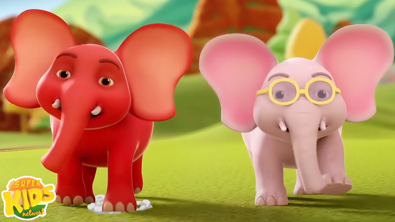 Ek Mota Hath, एक मोटा हाथी, Bandar Mama + More  Hindi Cartoon Song and Baby Videos