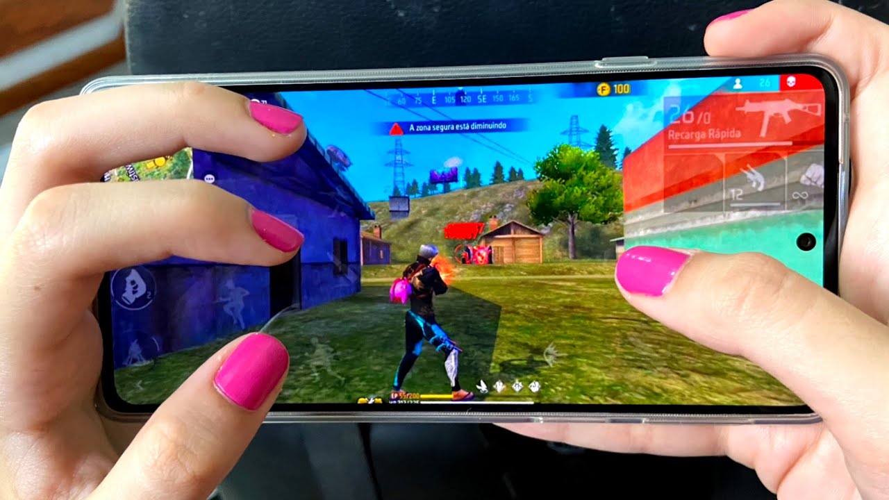 2 SEMANAS JOGANDO FREE FIRE NO MOTO EDGE 20 - ULTRA REALISTA COM SOMBRA