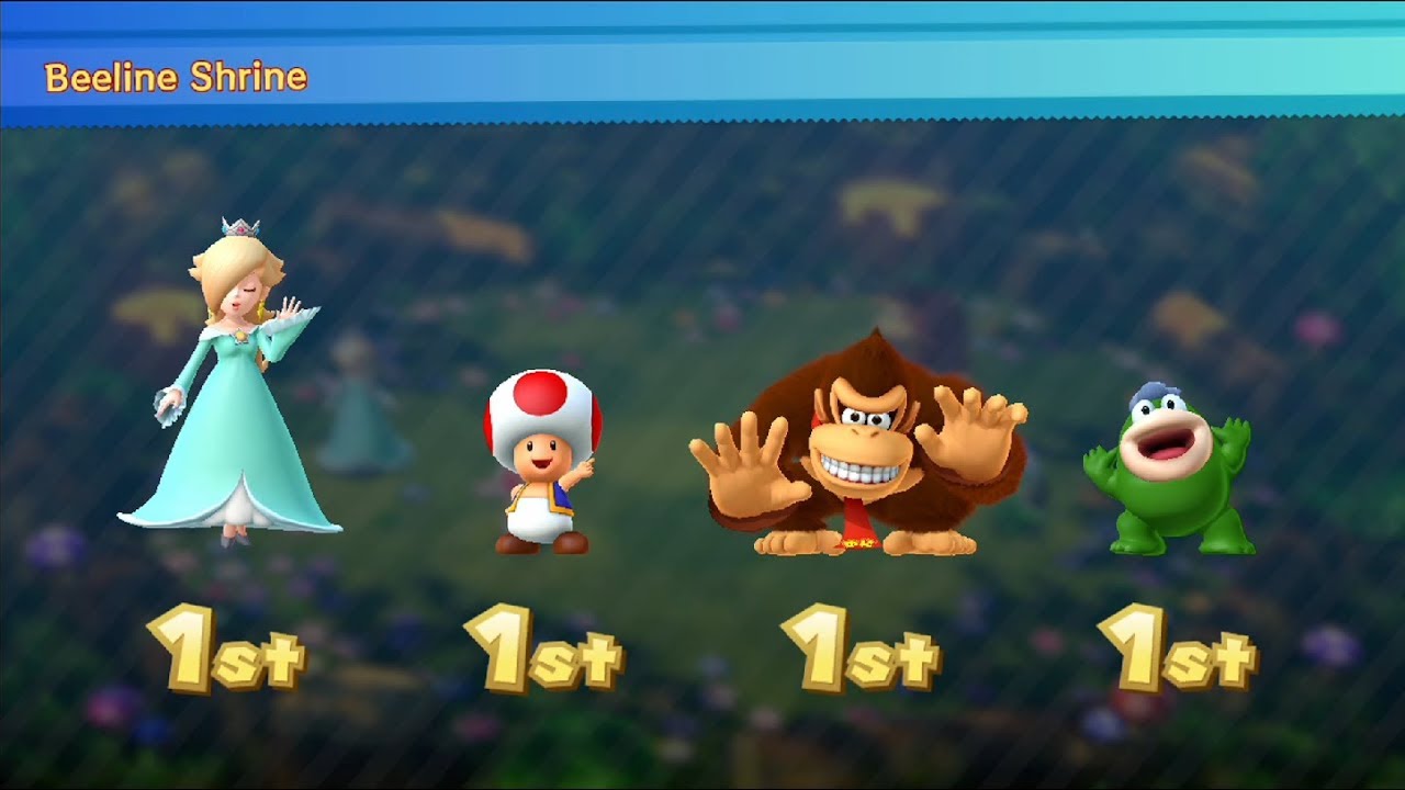 Mario Party 10 - Chaos Castle (Master CPU) Rosalina, Donkey Kong, Spike, Toad # 233