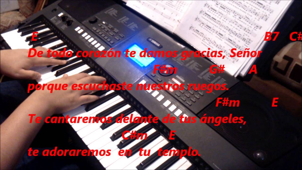 Salmo 137. Te damos gracias de todo corazon. Coro: Corazon de Francisco. Our Lady Of Guadalupe.