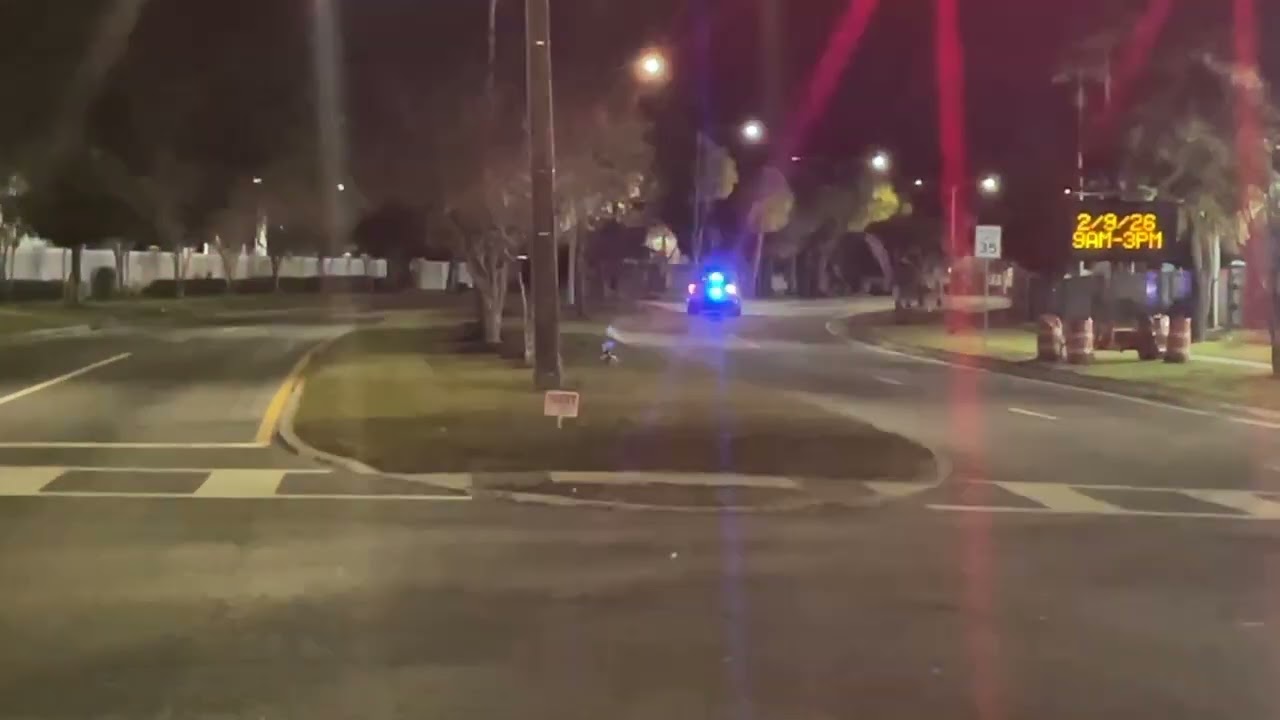 Orange County Sheriffs Suv Responding Code 3