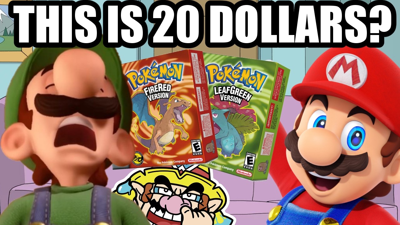 Mario and Luigi Buy Pokemon FireRed and LeafGreen