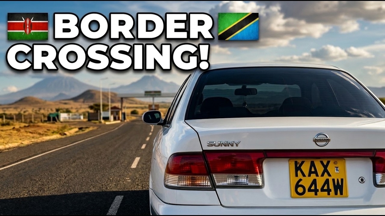 ROADTRIP TO NAMANGA + DRIVING IN TANZANIA - NISSAN SUNNY B15