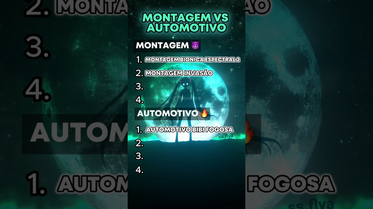Montagem vs Automotivo Phonk!🔥
