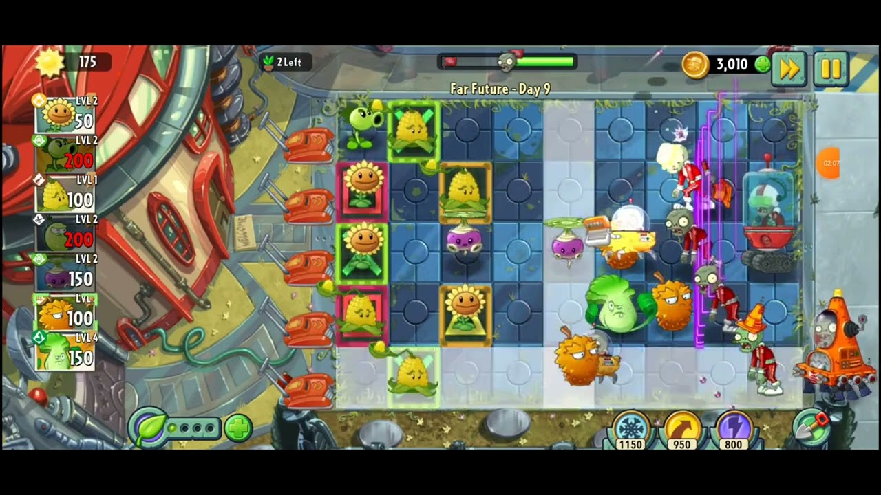 Plants vs Zombies 2 World Far Future 9