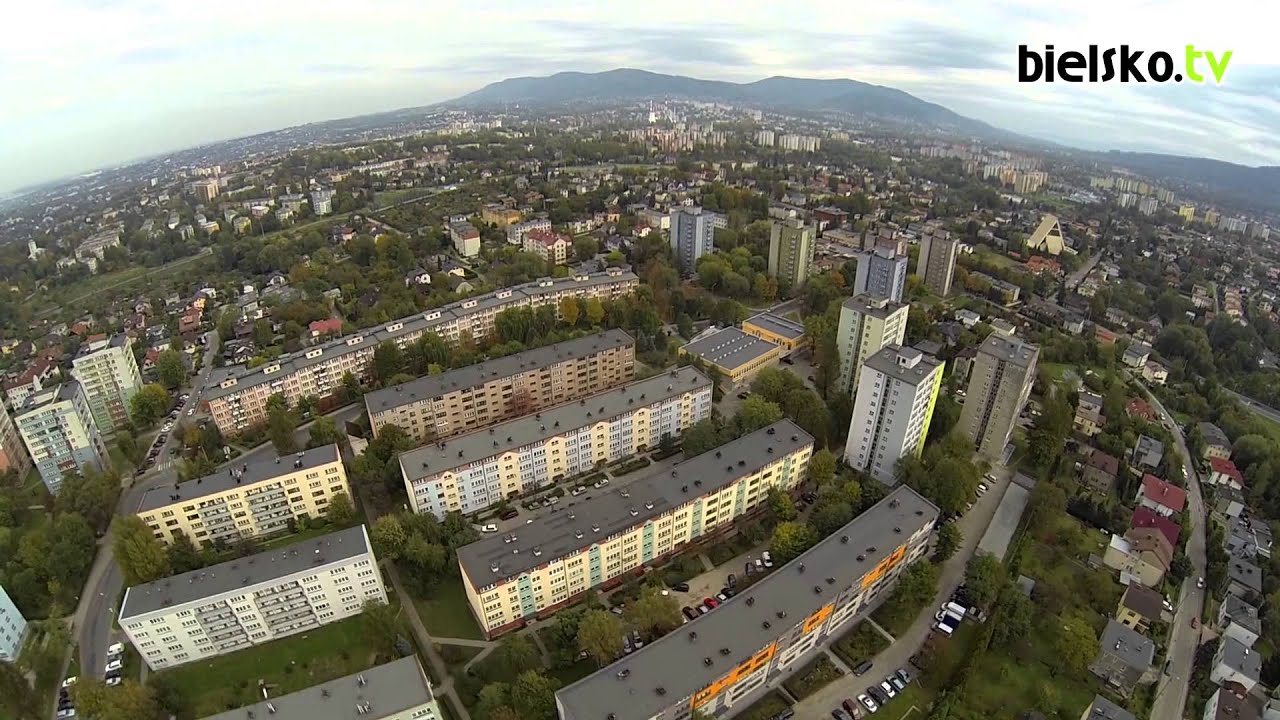 bielsko.tv: Z lotu ptaka - osiedle Kopernika