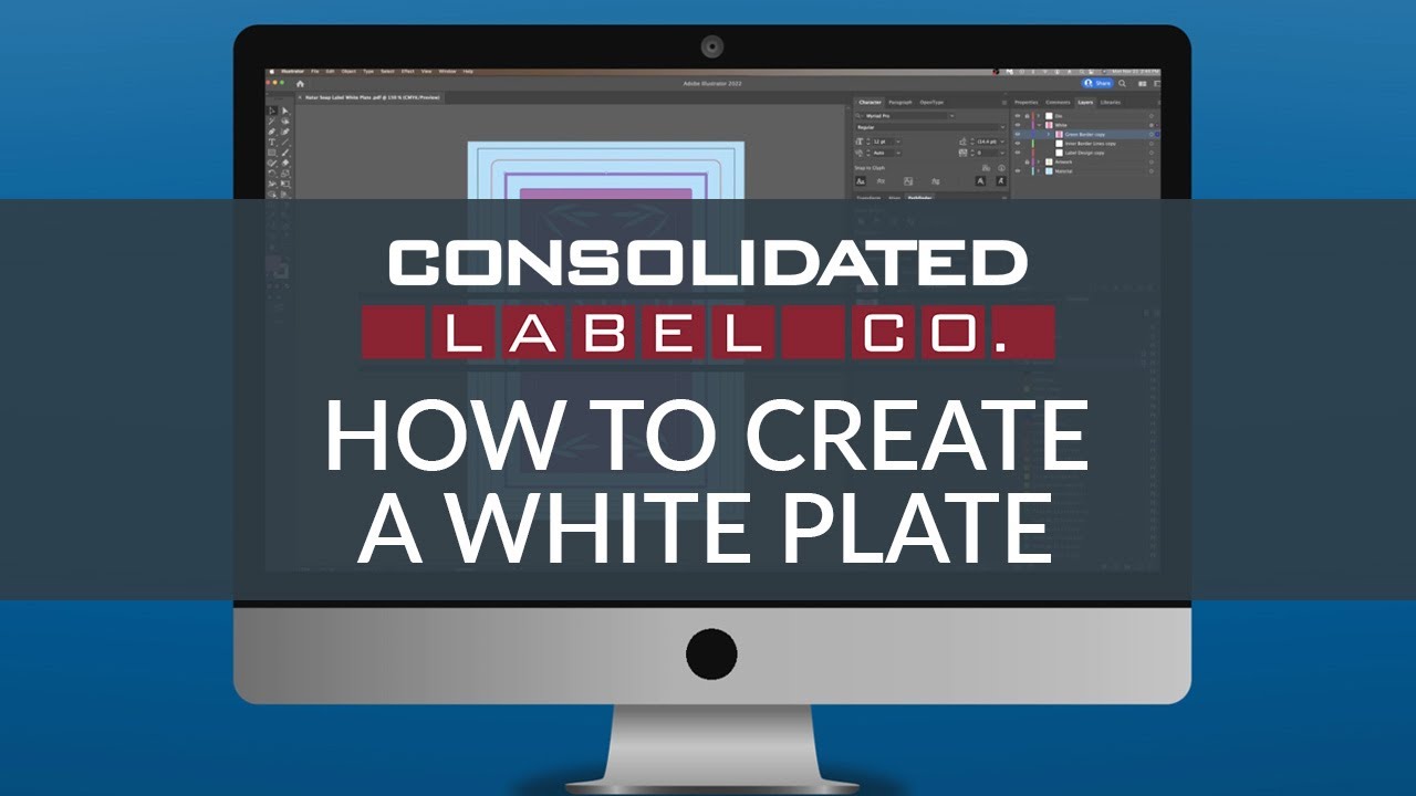How to Add a White Plate to Your Label Design