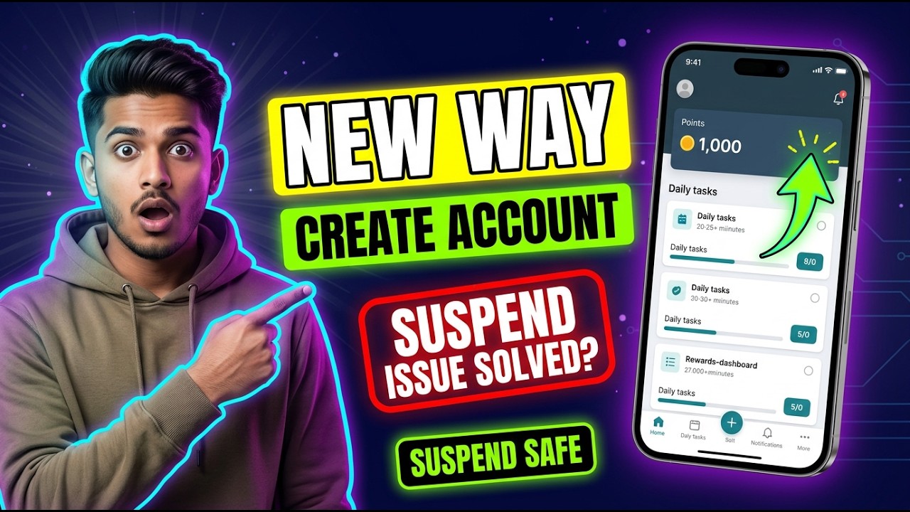 Microsoft Rewards New Mobile Trick (Legit) 2026 | Points Fast + Suspension Se Bachao