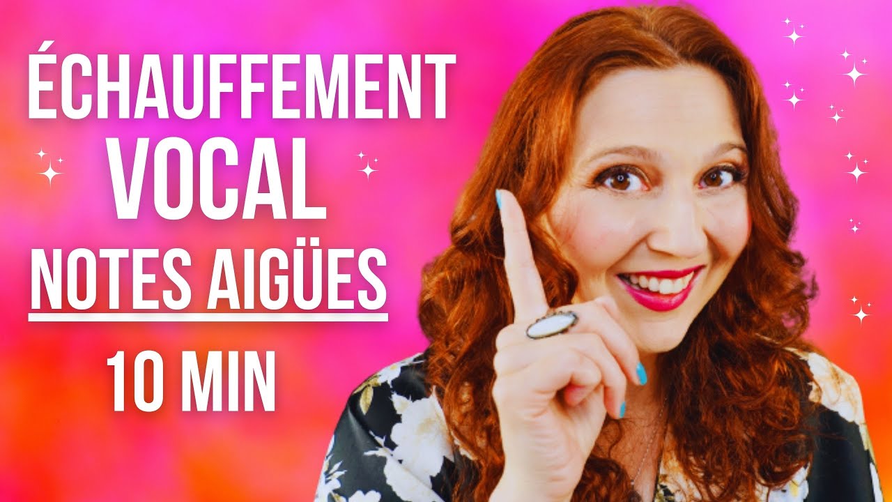 Échauffement vocal 10 minutes ( notes aigües)