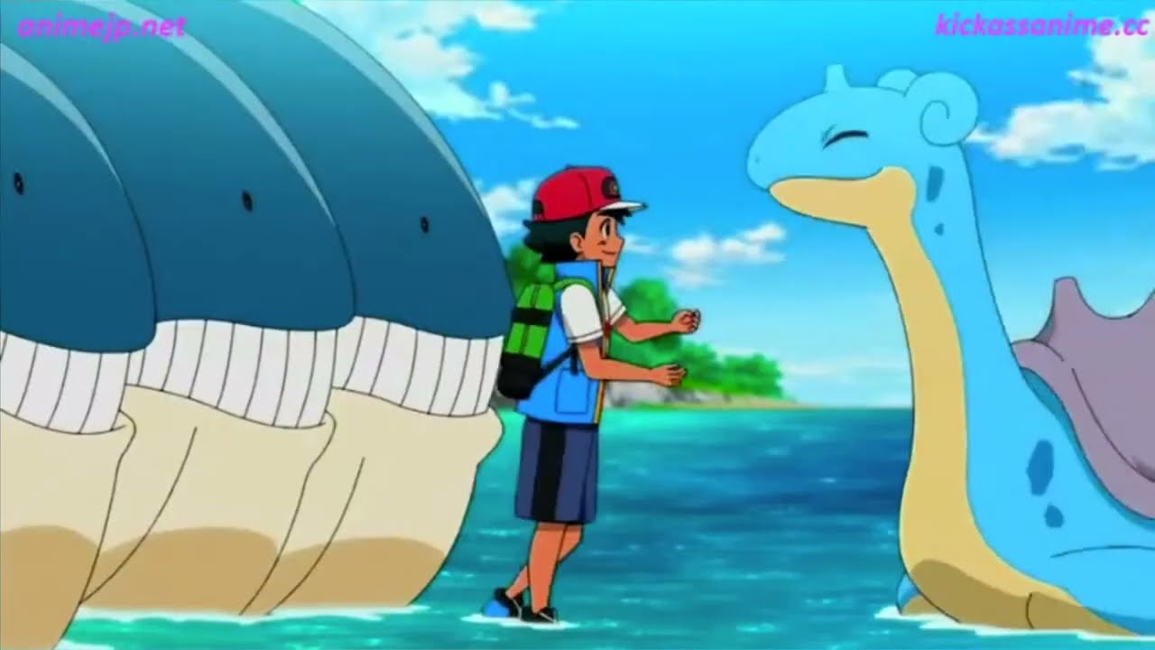 Lapras se reencuentra con Ash