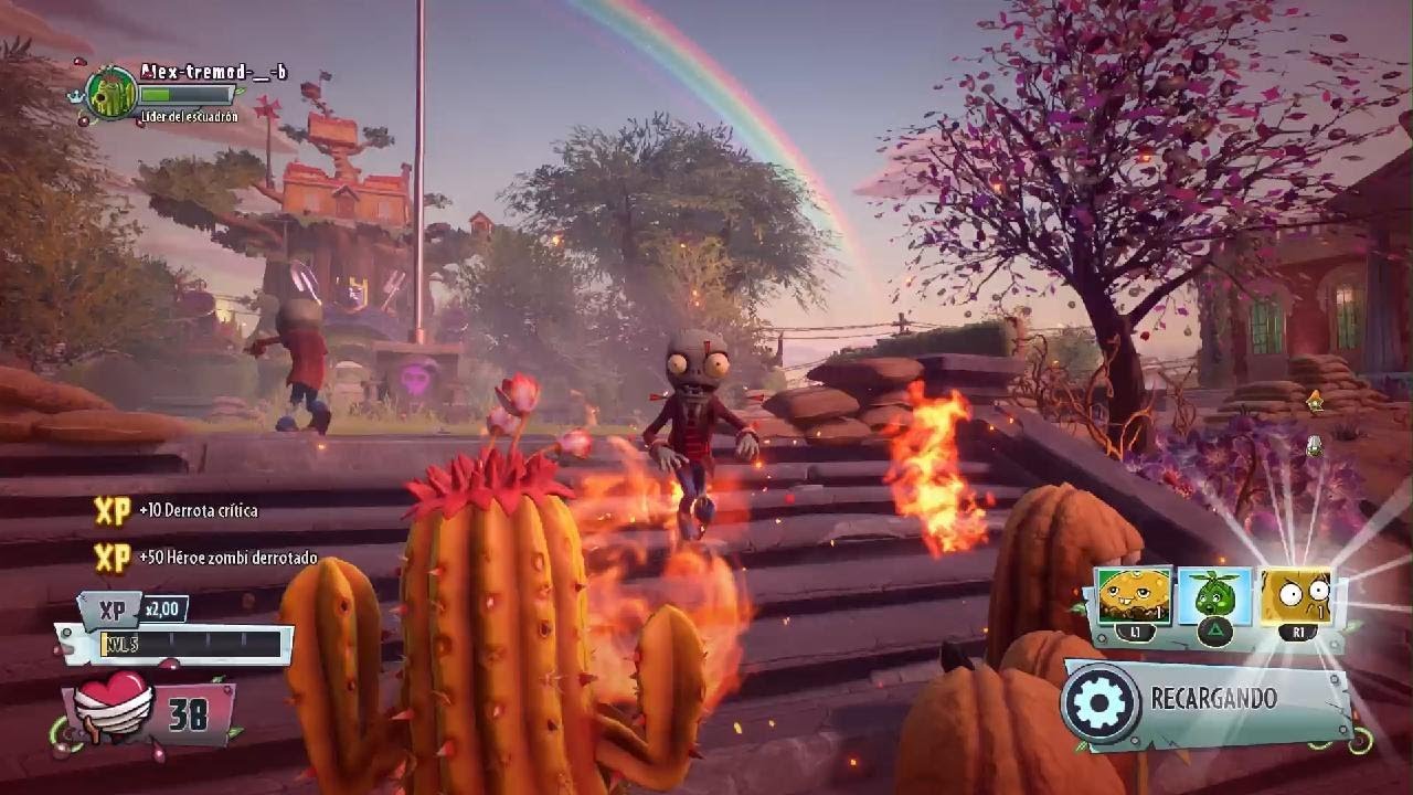 Plants vs Zombies GW2 - Cactus contra los Zombis