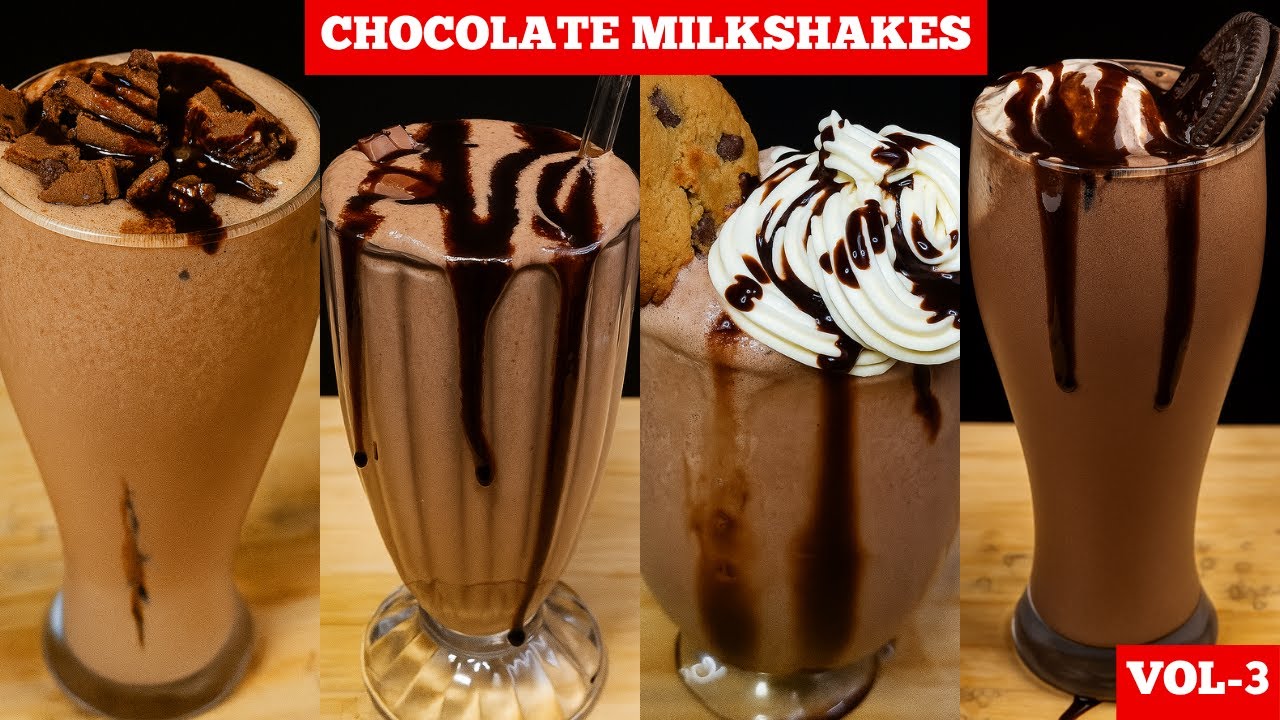 Chocolate Milkshakes Vol-3 | Oreo, Ganache & More | MCSA(MyCookingStyleAsmr)