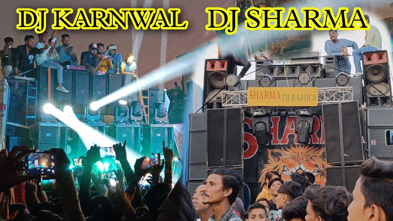 Dj Sharma Bahjoi V/s Dj Karnwal Muzaffarnagar Competition In Budaun