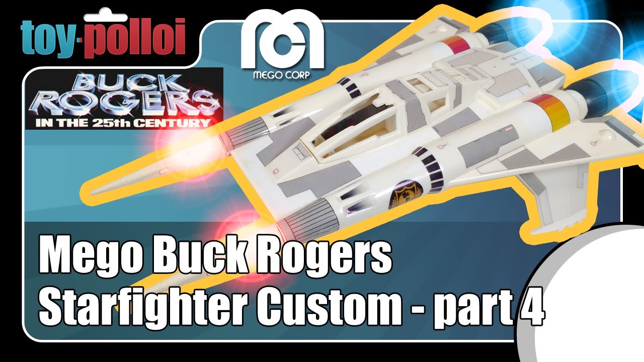 Винтажный Buck Rogers Mego Star Fighter, кастомная модель, часть 4 — Наклейки — Toy Polloi