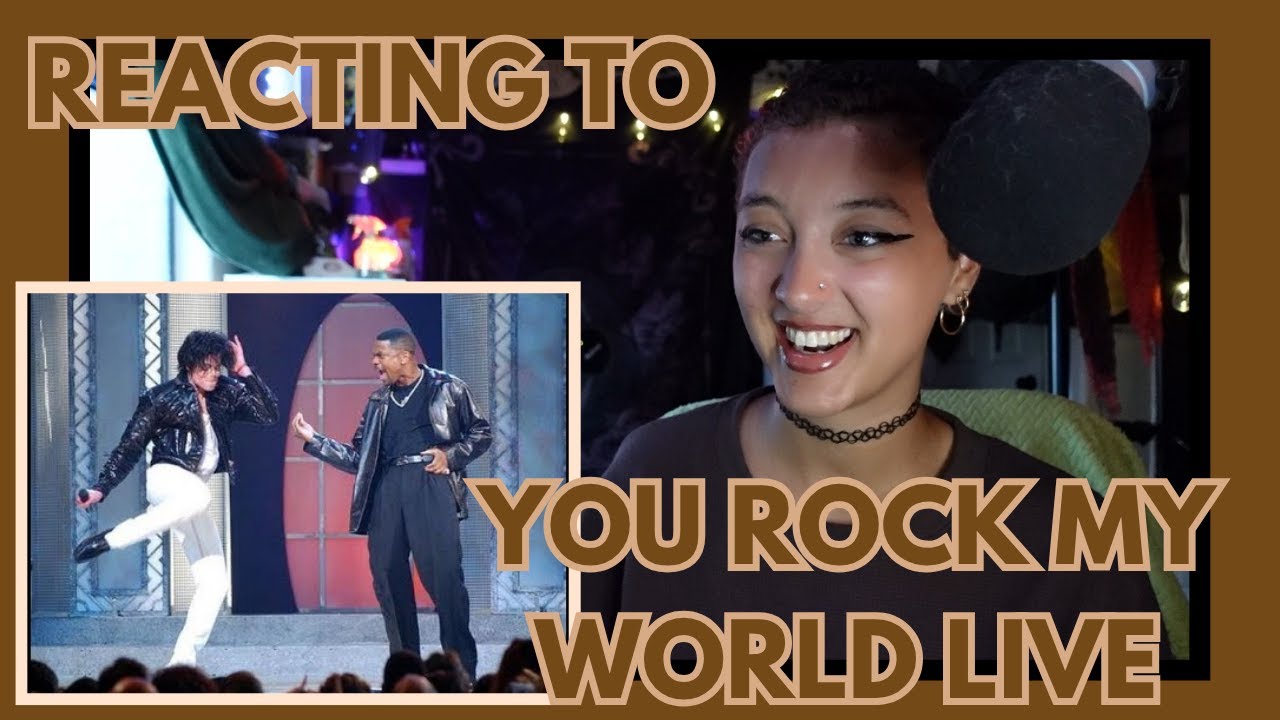 REACTING TO YOU ROCK MY WORLD LIVE  | HANNAH'S COMMENTARY | MICHAEL JACKSON