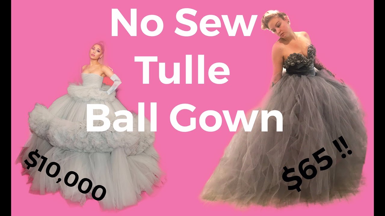 No Sew DIY Tulle Ball Gown