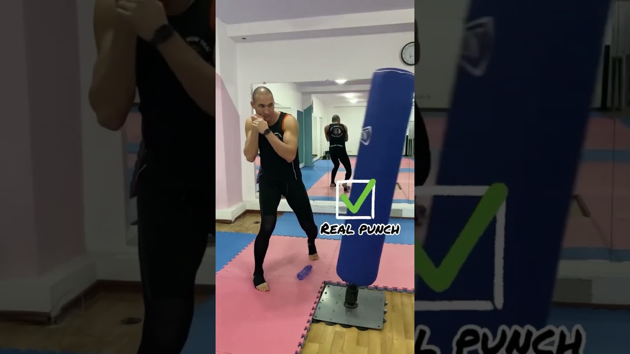 Fake punch and real punch #training #fighter #mma #boxing #taekwondo #karate