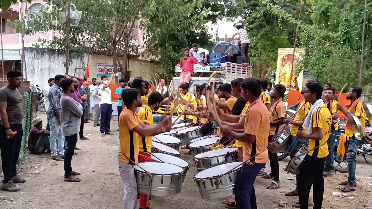 raj daf yavatmal 2021adilabad  ganesh visarjan
