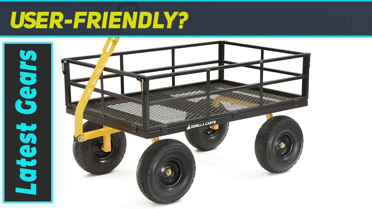 Gorilla Carts GOR1400-COM: Ultimate Heavy-Duty Utility Cart?
