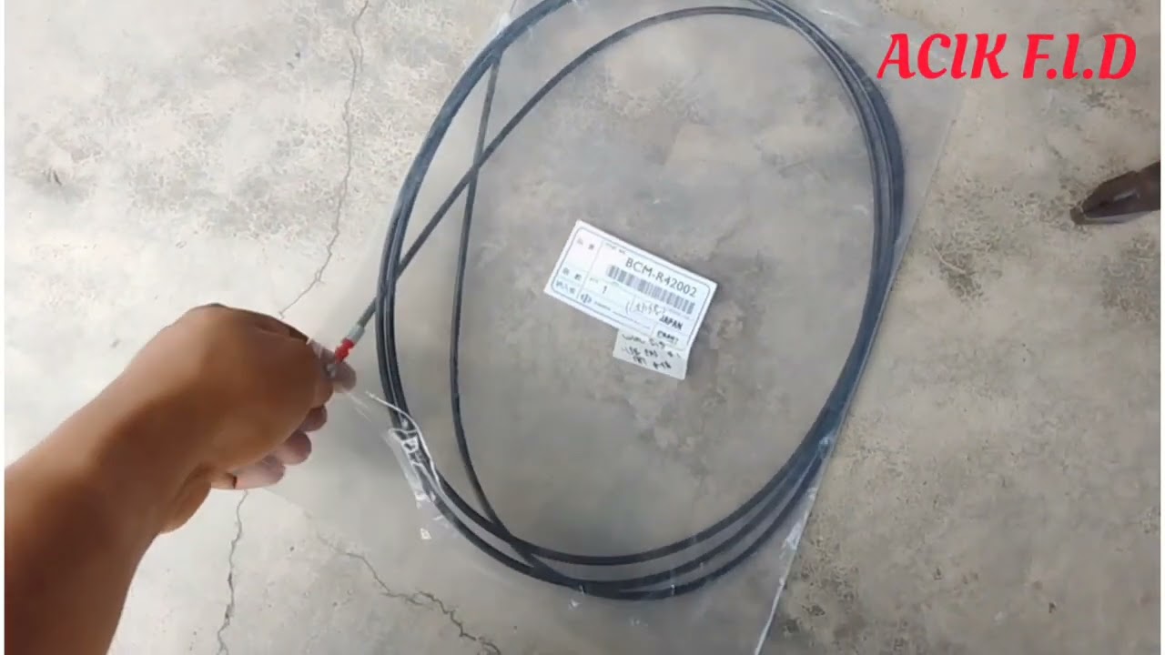 how to change the rear bonnet cable of a proton wira | cara tukar cable bonet belakang proton wira