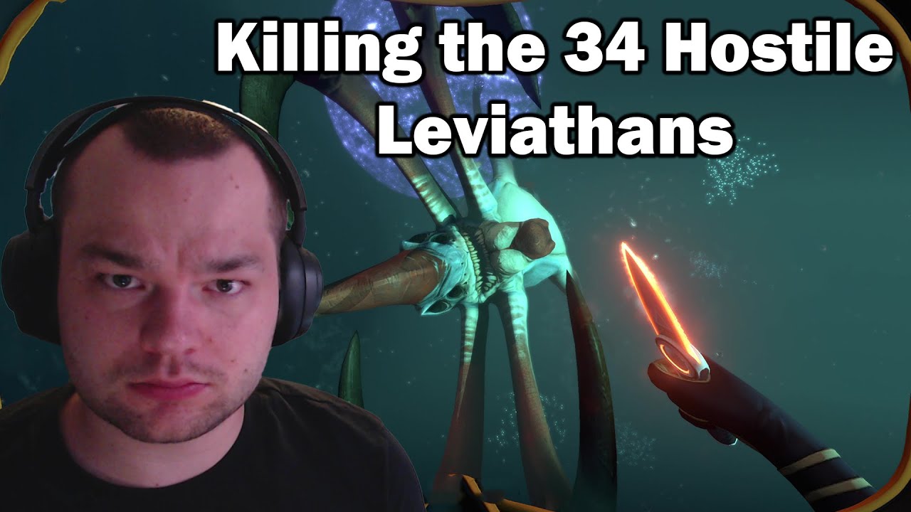 Killing all hostile leviathans in Subnautica