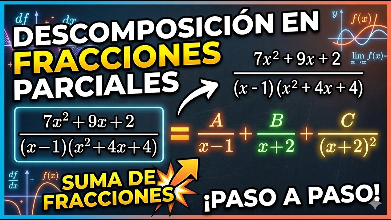 Descomposición en fracciones parciales: factores lineales repetidos